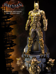Batman Beyond Gold Statue