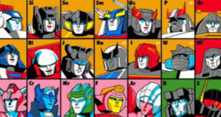The Transformers Periodic Table InfoGraphic Autobots & Decepticons