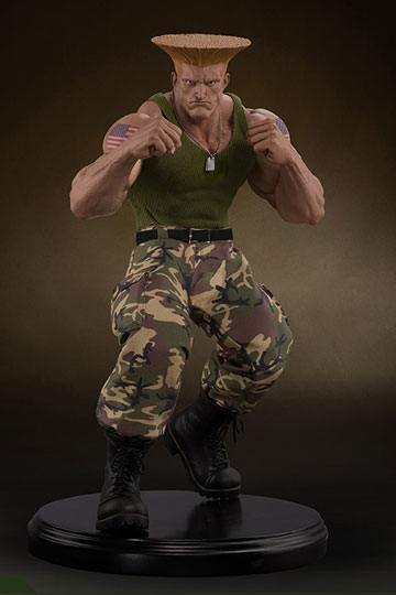 Street Fighter Guile Statue