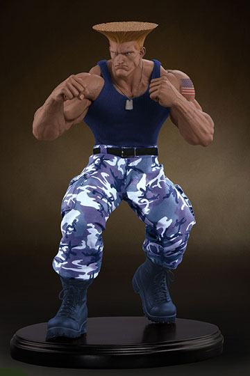 Street Fighter Guile Statue