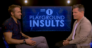 Ryan Reynolds Josh Brolin Funny Playground Insults for BBC Radio 1