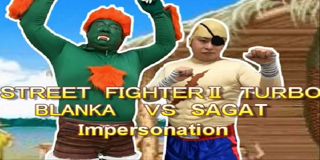 street fighter Funny Video - sfx Real Life Sound Battle  Sagat vs Blanka - epicheroes HD