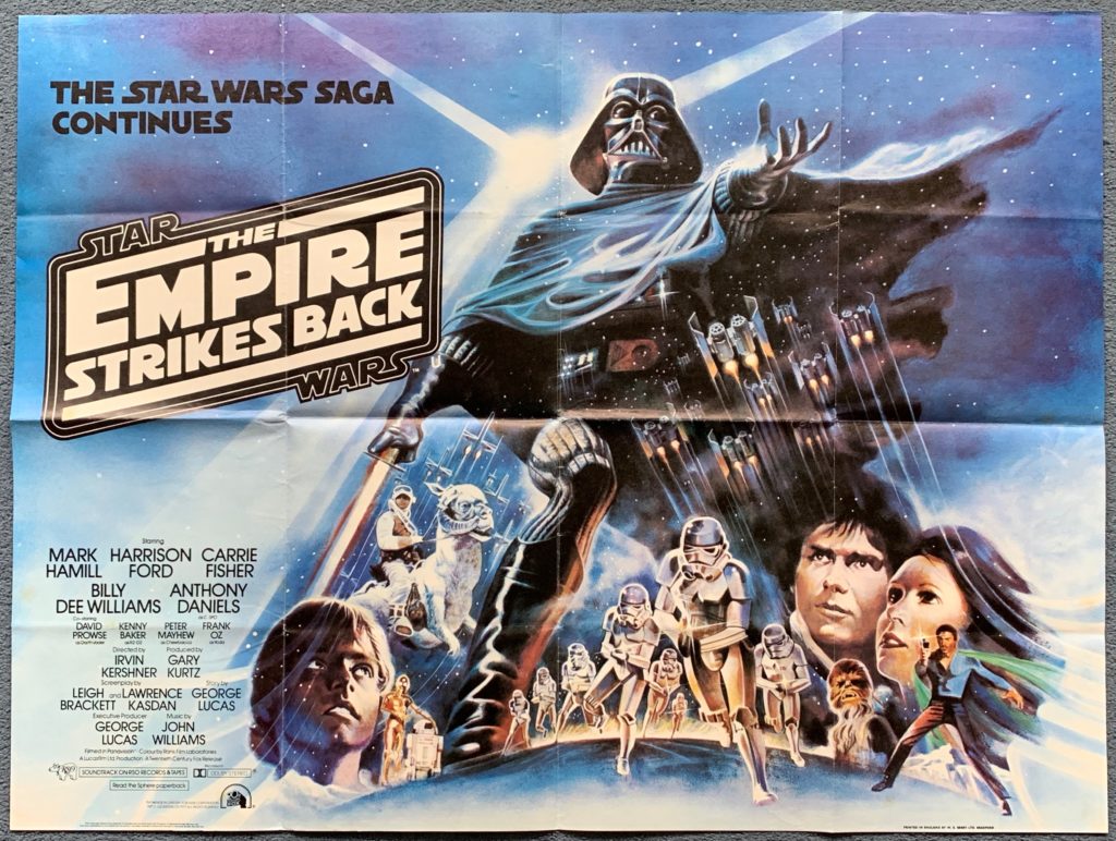 Empire Strikes Back Movie Quad