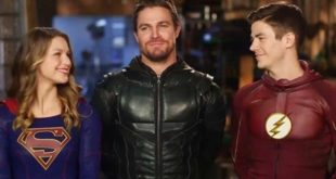 Arrowverse Stars Melissa Benoist and Grant Gustin Praise Stephen Amell for Helping Create a Legacy