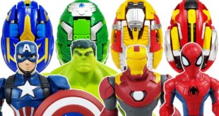 Avengers, Carbot Kung Go~! Iron Man, Hulk, Spider-Man, Thor, Captain America, Thanos, Incredibles