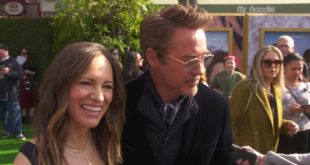 Dolittle World Premiere - Red Carpet Celebrity Interview w Susan & Robert Downey Jr