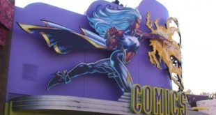Marvel Comic Book Store Super Hero Island Universal Studios Orlando full walk round