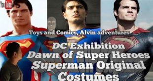 Superman Movies Original costume/ DC exhibit London