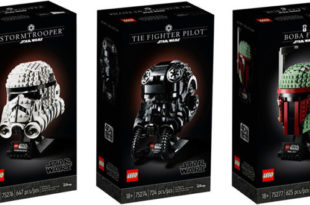 LEGO unveils sleek new packaging for adult-targeted builds, including its new Star Wars Buildable Model Helmets – ToyNews