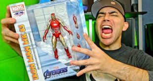 Marvel Select AVENGERS ENDGAME IRON MAN MK 85 action figure with STARK NANO GAUNTLET from DST