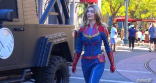 NEW! Captain Marvel Character at Disneyland Resort