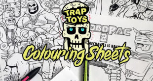 The Toy Chronicle | Trap Toys Colouring Sheets