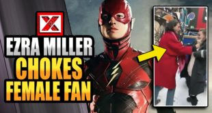 Ezra Miller CHOKES Fan on Video, CW Flash Grant Gustin to Replace Him in the DCEU?!