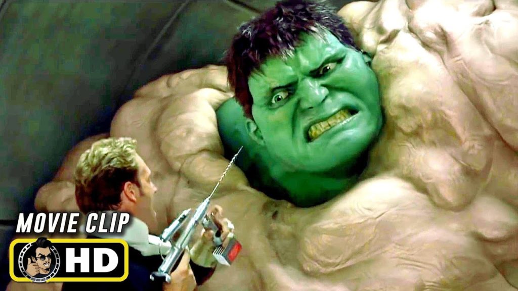 HULK 2003 -  Hulk Escapes Military Base HD Marvel Studios Clip