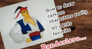 How to draw cartoon characters step by step | Drawing for beginner's | bandalero | stARTup