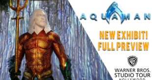 New Aquaman Exhibit at Warner Bros. Studio Tour Hollywood!