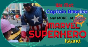 We Met Captain America and MORE at Islands of Adventure's MARVEL Superhero Island!!!
