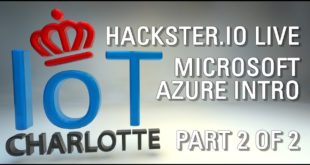 Charlotte IoT Hackster.io Live Microsoft Azure 6/12/17 second half
