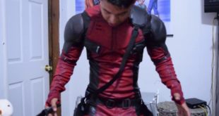 Deadpool Suit Movie Replica Suit Fitting Time Professional Cosplay