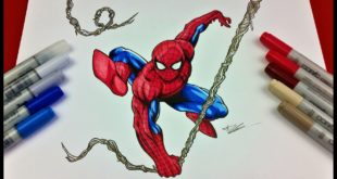 Drawing Spiderman Marvel Comics Video Tutorial