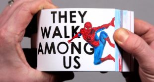 Drawing a REAL Superhero Flip Book!