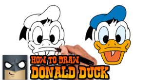 How to Draw Donald Duck (Step by Step Drawing Tutorial)