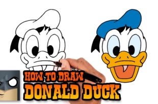 How to Draw Donald Duck (Step by Step Drawing Tutorial)