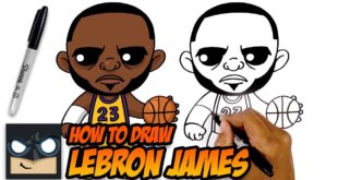How to Draw Lebron James | LA Lakers
