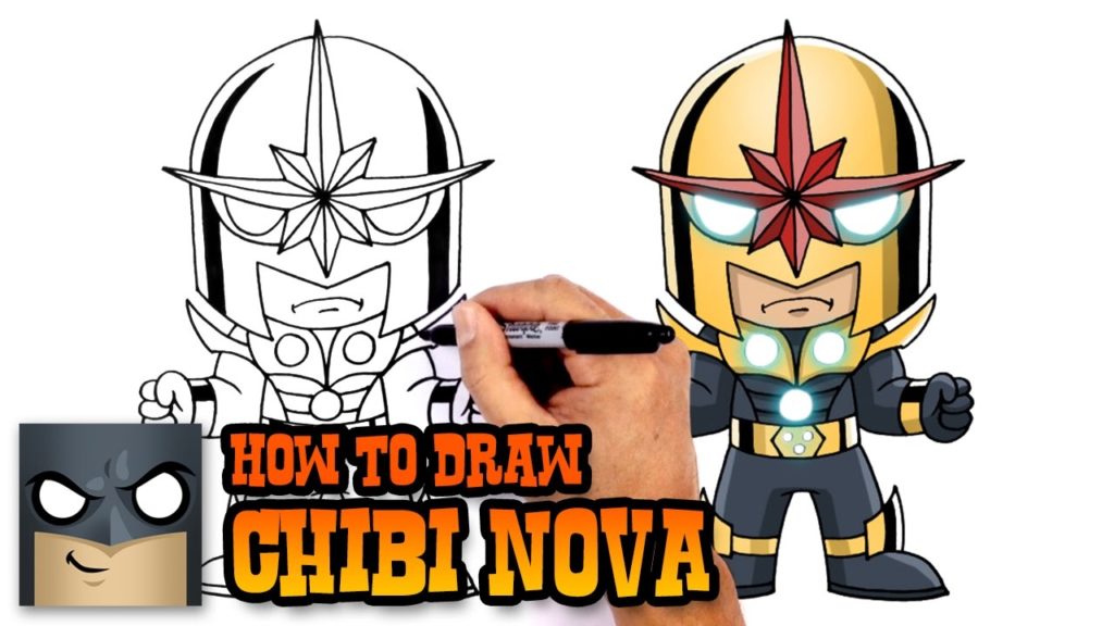 How to Draw Nova - Marvel Comics Super Heroes