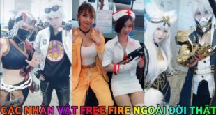 Đại Hội Cosplay Các Nhân Vật Free Fire Trong Game Và Ngoài Đời - Tik Tok Free Fire