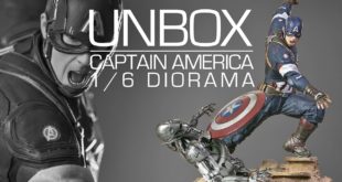 Capitão América em Ação: Unbox da Estátua Diorama Marvel Iron Studios