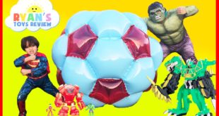 GIANT BALL SURPRISE OPENING Marvel Avengers SuperHeroes Toys