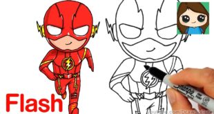 How to Draw The Flash by DC Comics Easy Tutorial