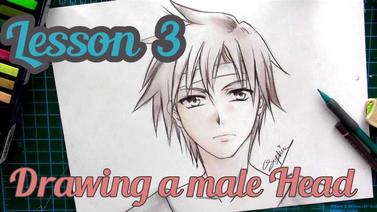 Premium Vector | Two face anime male cartoon