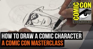 How to draw a comic book character - A Comic Con Masterclass