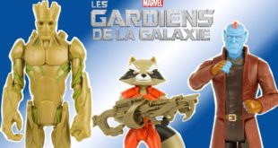Les Gardiens de la Galaxie Groot Rocket Yondu Figurines Marvel Hasbro Jouet Toy Unboxing