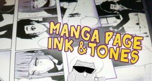 SPEEDART Manga Page - Ink & Tones (Dio DC)