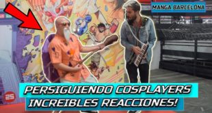 Sorprendiendo COSPLAYERS tocando sus CANCIONES con una melódica [MANGA Barcelona 2019]