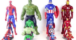 Spiderman & Marvel Avengers Toys Transform to Giant Size Figures