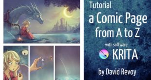 Tutorial: a Comic page from A to Z with Krita