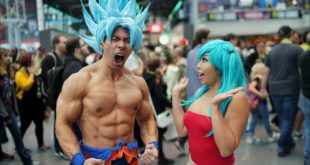Blue Goku Cosplay Best New York Comic Con 2018 SSJ