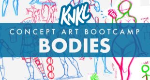 Concept Art BOOT CAMP 6: Concept Art Bodies (6 STAGES to stylish, balanced forms for concept art!)
