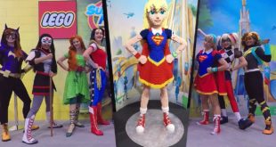 DC Super Hero Girls Dolls Lego & Cosplay @ 2016 New York Comic Con NYCC DC SuperHero Girls Video