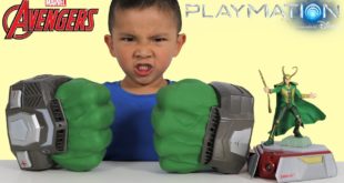 Disney Toys Playmation Marvel Avengers Hulk Hands Gamma Gear Pack Superhero Kids Ckn Toys