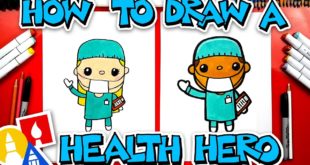 How To Draw Health Heroes - Doctors and Nurses  - #stayhome and draw #withme