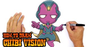 How to Draw Vision from Marvel Comics The Avengers