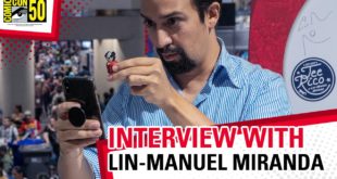 Lin Manuel Miranda's First SDCC! Exclusive Interview with New In The Heights Items!
