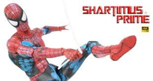 MAFEX Spider-Man Comic Version 2.0 Cell Shading Medicom Marvel Comics 4K Import Action Figure Review