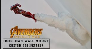 Marvel Legends Iron Man Wall Mount- Quick Custom Collectable!