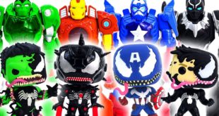 Marvel Toys Super Hero Squad | Super Hero Mech Armor Defeat Symbiote Avengers Venomized #Toymarvel